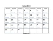 Kislev 5771 Calendar with Gregorian equivalents