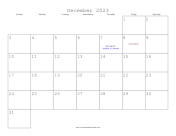 December 2023 Calendar with Jewish holidays