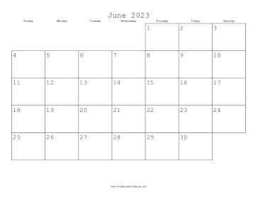 June 2023 Calendar with Jewish holidays 