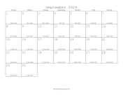 September 2024 Calendar with Jewish equivalents