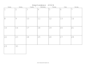 September 2024 Calendar with Jewish holidays
