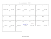 December 2024 Calendar with Jewish equivalents