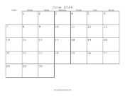 June 2026 Calendar with Jewish holidays
