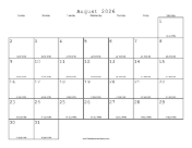 August 2026 Calendar with Jewish equivalents
