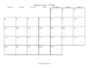 Cheshvan 5786 Calendar