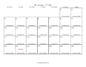 Kislev 5786 Calendar_with_Gregorian_equivalents