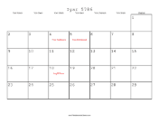 Iyar 5786 Calendar